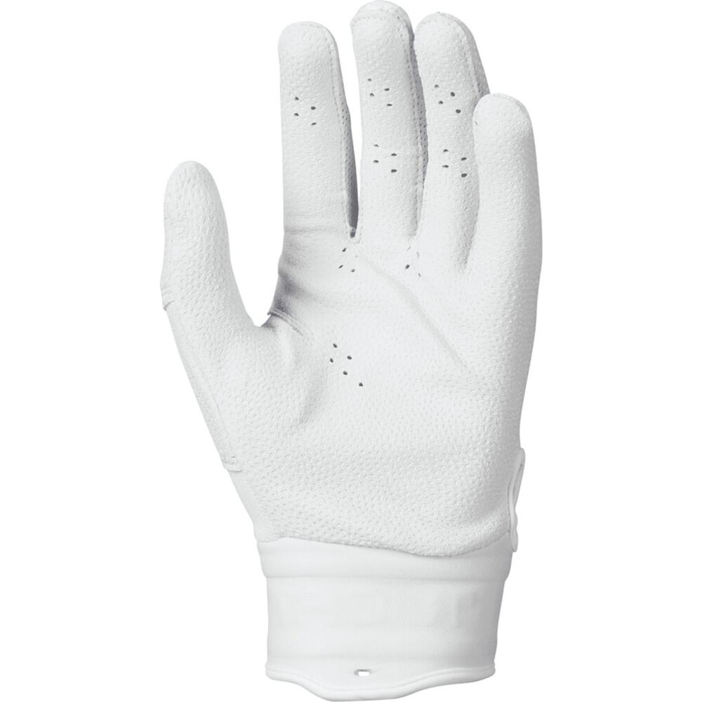 NWT Nike Trout 2.0 Baseball Batting Gloves White Iridescent Adult Size Large - Picture 2 of 8